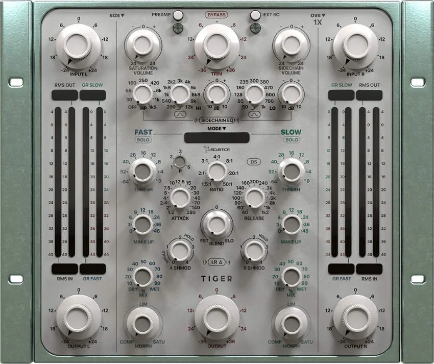 Acustica Audio Tiger Compressor Effect Plugin Released